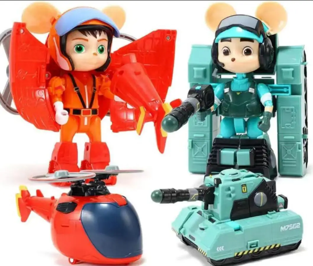 Animation Mouse shook And Beta Film Movie model Action Figure Tank Helicopter Deformation Robot Transformation Toy Kids gift 3
Animation Mouse shook And Beta Film Movie model Action Figure Tank Helicopter Deformation Robot Transformation Toy Kids gift 3