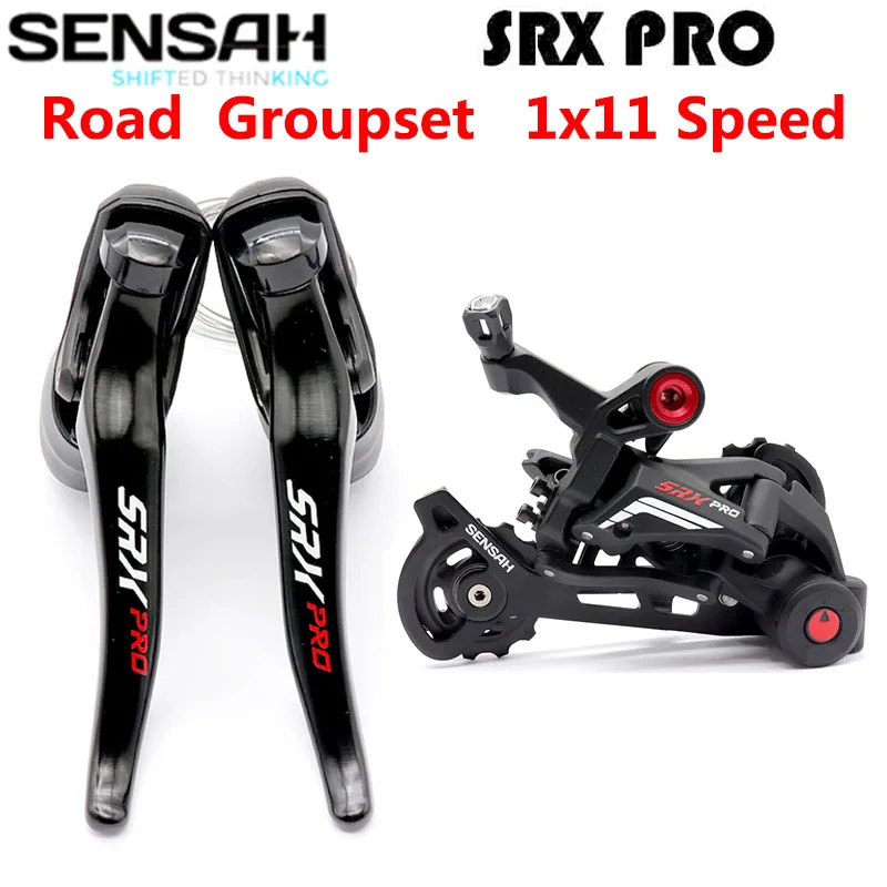 SENSAH SRX PRO 1x11 Speed 11s Road Bike Groupset STI R/L Shifter + Rear Derailleurs Gravel-Bikes Cyclo-Cross
SENSAH SRX PRO 1x11 Speed 11s Road Bike Groupset STI R/L Shifter + Rear Derailleurs Gravel-Bikes Cyclo-Cross