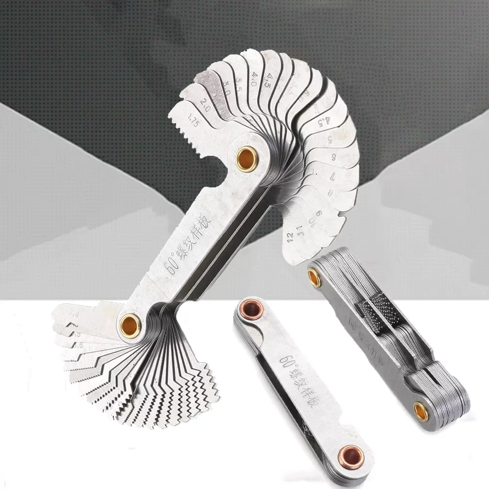 NEW2023 Steel 55/60 Degree Metric Inch Thread Plug Gauge Gear Tooth Screw Pitch Gauges Center Measurement Lathe Combination Tool
NEW2023 Steel 55/60 Degree Metric Inch Thread Plug Gauge Gear Tooth Screw Pitch Gauges Center Measurement Lathe Combination Tool