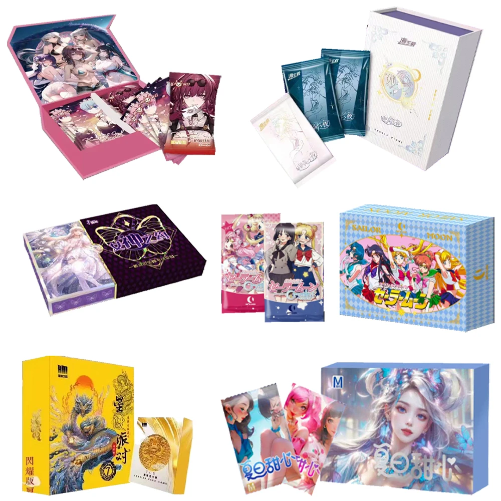 

Новая коллекция истории богини, усилитель карт, коробка аниме, женский купальник, игра Tcg, детская игрушка для всей семьи, подарок на день рождения