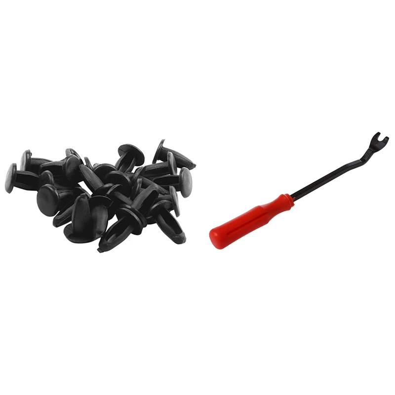 1X Car Van Door Trim Clip Panel Glass Upholstery Removal Fastener Tool & 24Pc Plastic Rivets Clip 3Mm X 5Mm X 11Mm Black
1X Car Van Door Trim Clip Panel Glass Upholstery Removal Fastener Tool & 24Pc Plastic Rivets Clip 3Mm X 5Mm X 11Mm Black