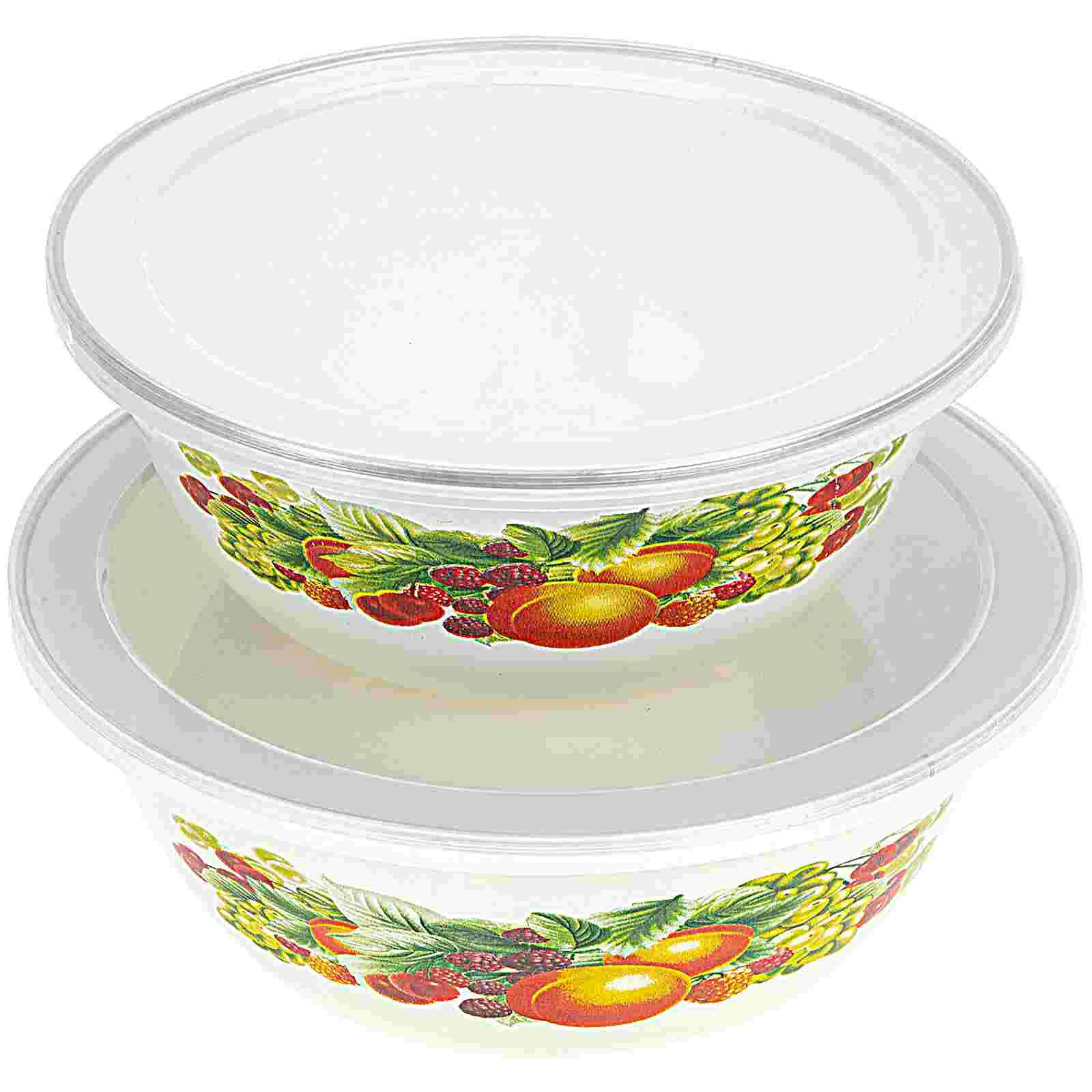 2 Sets of Enamel Bowls Food Containers Enamel Soup Bowls with Lids Fresh Keeping Bowls for Kitchen Home Fresh Keeping
2 Sets of Enamel Bowls Food Containers Enamel Soup Bowls with Lids Fresh Keeping Bowls for Kitchen Home Fresh Keeping