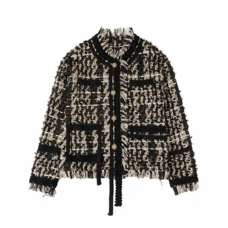 Jackets for Women Autumn 2023 New Tassels Vintage Temperament Tweed Jackets Women Coats
Jackets for Women Autumn 2023 New Tassels Vintage Temperament Tweed Jackets Women Coats