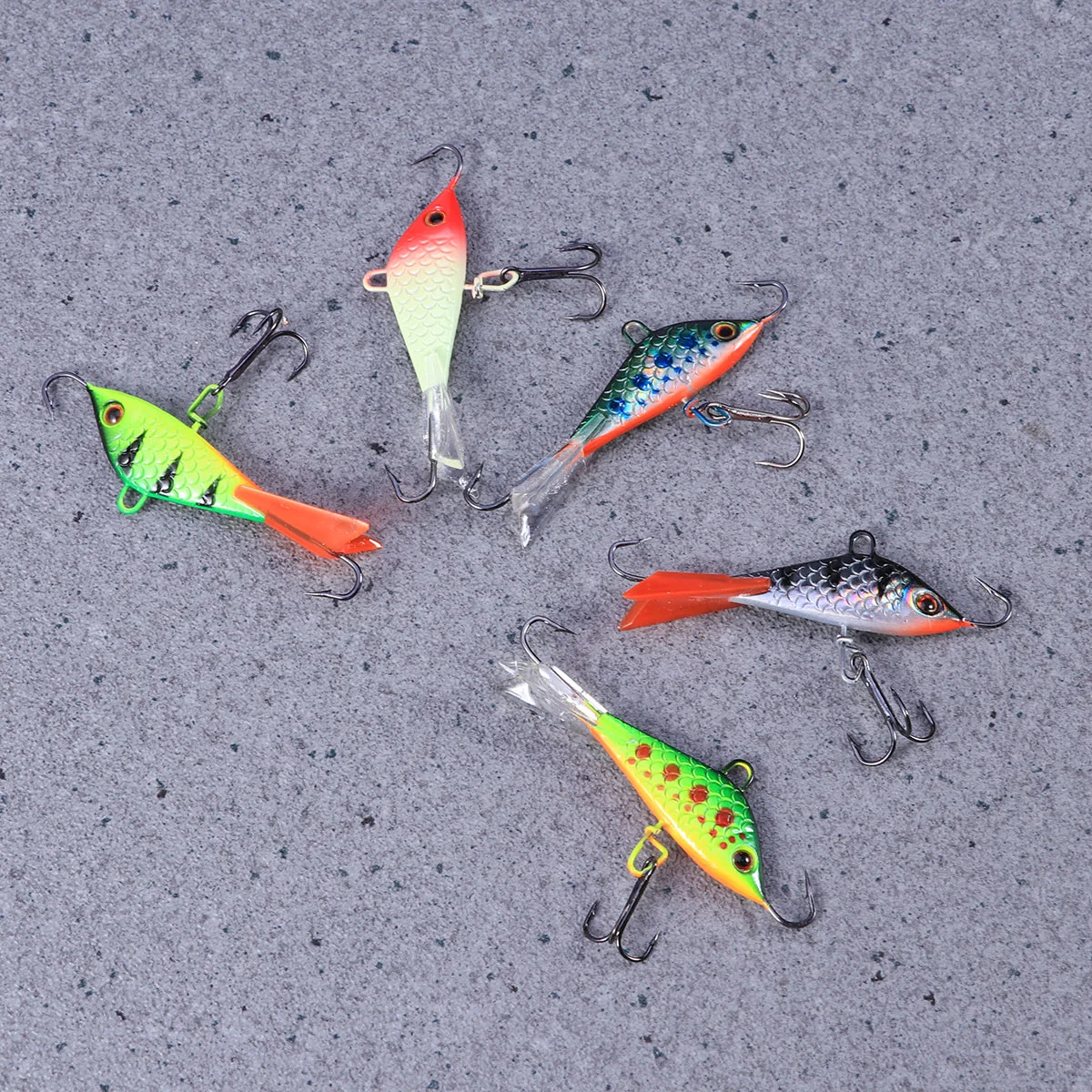 5 Pc Fishing Baits Fishing Gear Balance Artificial Lures Bass Fishing Lures Fishing Jig Artificial Lures
5 Pc Fishing Baits Fishing Gear Balance Artificial Lures Bass Fishing Lures Fishing Jig Artificial Lures
