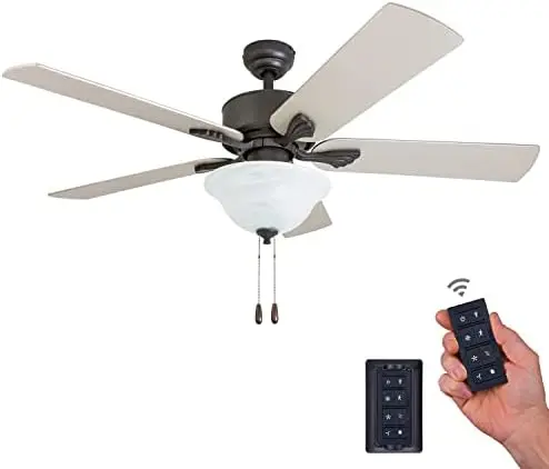 Berclair Traditional Ceiling (3 Speed Remote), 52", Chilled Gray/Chocolate Maple, Aged Bronze
Berclair Traditional Ceiling (3 Speed Remote), 52", Chilled Gray/Chocolate Maple, Aged Bronze