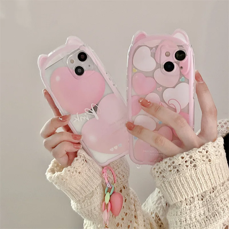Cute Pink Peach Heart Pendant Phone Case Cover for IPhone 11 12 13 Pro Shockproof Case for IPhone 13 Cases IPhone Case
Cute Pink Peach Heart Pendant Phone Case Cover for IPhone 11 12 13 Pro Shockproof Case for IPhone 13 Cases IPhone Case