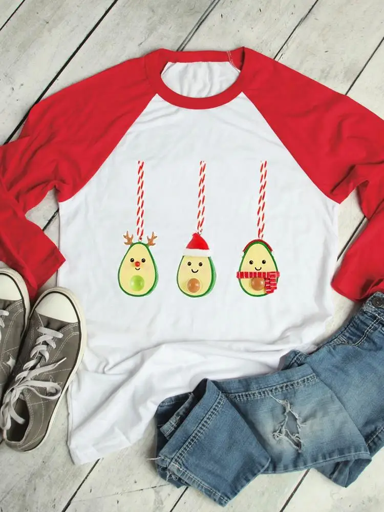 Счастливого Рождества авокадо тренд Забавный 90-х принт футболка одежда Новогодняя женская футболка с графическим рукавом реглан Топ Футбо...
Счастливого Рождества авокадо тренд Забавный 90-х принт футболка одежда Новогодняя женская футболка с графическим рукавом реглан Топ Футбо...