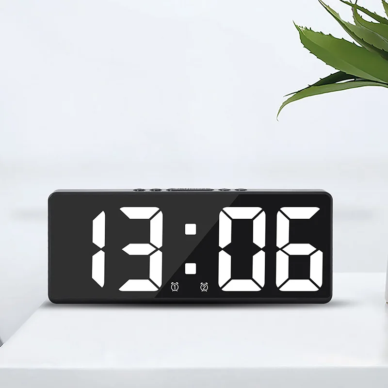 Desktop LED Digital Clocks Voice Control Teperature Snooze Night Mode Alarm Clock For Home Living Room Office Decor
Desktop LED Digital Clocks Voice Control Teperature Snooze Night Mode Alarm Clock For Home Living Room Office Decor