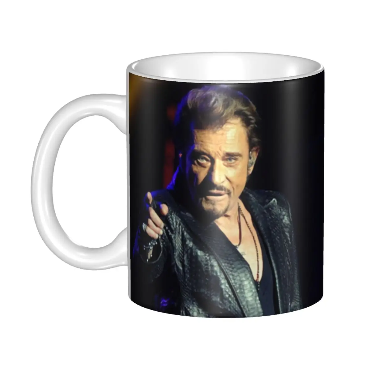 Johnny Hallyday Mugs Customized French Rock Singer Coffee Ceramic Mug Creative Present
Johnny Hallyday Mugs Customized French Rock Singer Coffee Ceramic Mug Creative Present