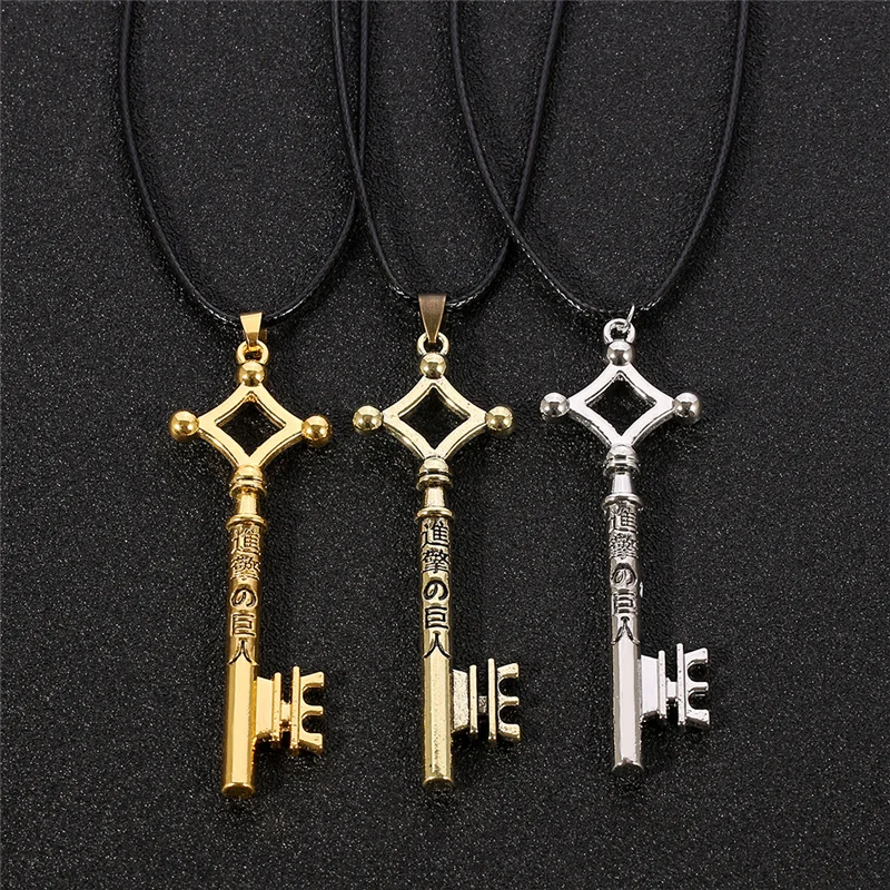 Anime Attack On Titan Eren Key Shingeki No Kyojin Necklace Vintage Rope Chain Pendant Necklace For Men Women Cosplay Jewelry
Anime Attack On Titan Eren Key Shingeki No Kyojin Necklace Vintage Rope Chain Pendant Necklace For Men Women Cosplay Jewelry