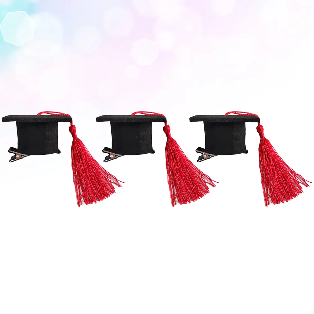3 Pcs Small Graduation Caps Kids Miniature Graduation Cap Party Decoration Mini Doctoral Cap Hair Clip Women Gifts
3 Pcs Small Graduation Caps Kids Miniature Graduation Cap Party Decoration Mini Doctoral Cap Hair Clip Women Gifts