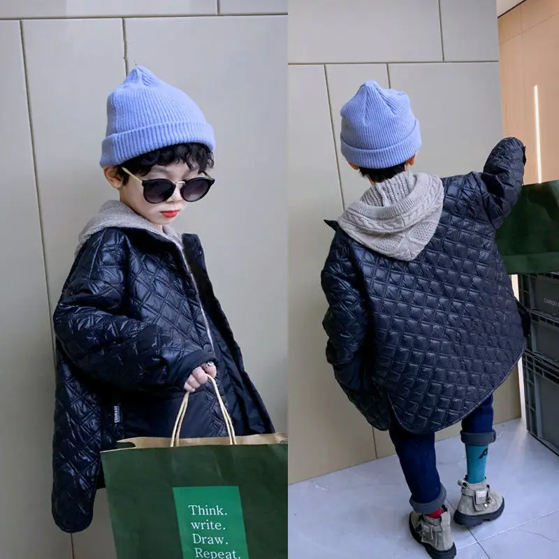 Fashion Boys Cotton Outerwear Winter Fall Warm Long Black Parka Jacket Children Clothing Baby Outerwear Kids Hooded Coat Clothes
Fashion Boys Cotton Outerwear Winter Fall Warm Long Black Parka Jacket Children Clothing Baby Outerwear Kids Hooded Coat Clothes