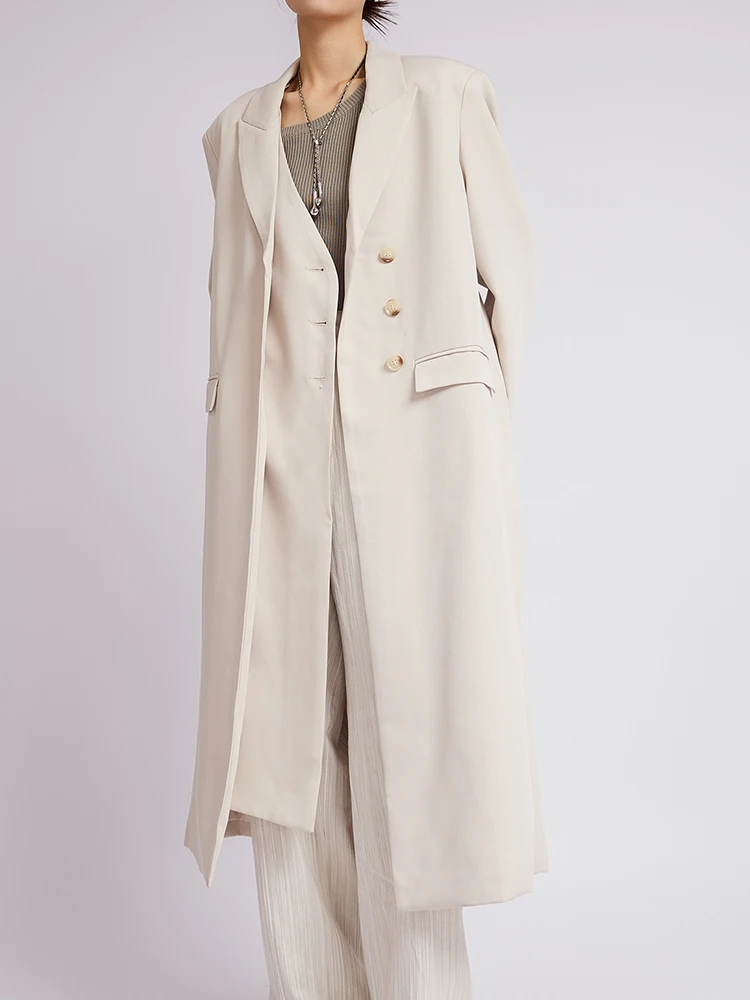 Женский однобортный Тренч DEAT, свободная ветровка с двойной планкой и длинным рукавом, осень 2022
Женский однобортный Тренч DEAT, свободная ветровка с двойной планкой и длинным рукавом, осень 2022