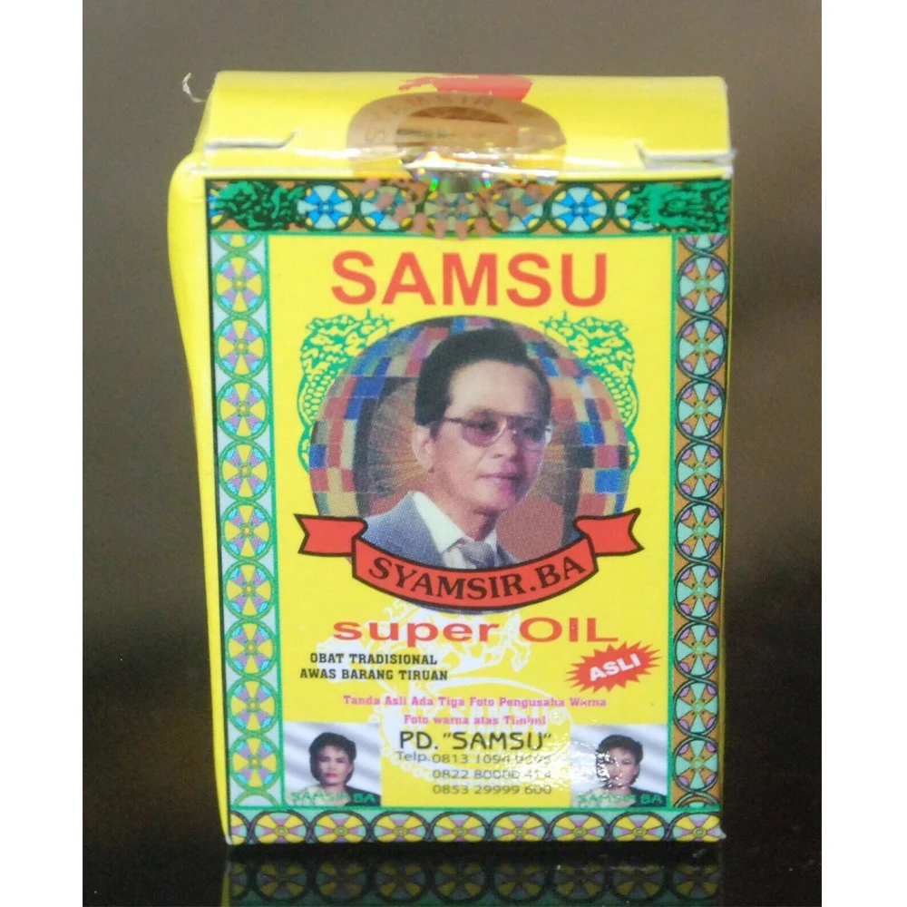 SAMSU SUPER OIL Natural herbal formula For improve the vitality of a man 4ml/box
SAMSU SUPER OIL Natural herbal formula For improve the vitality of a man 4ml/box