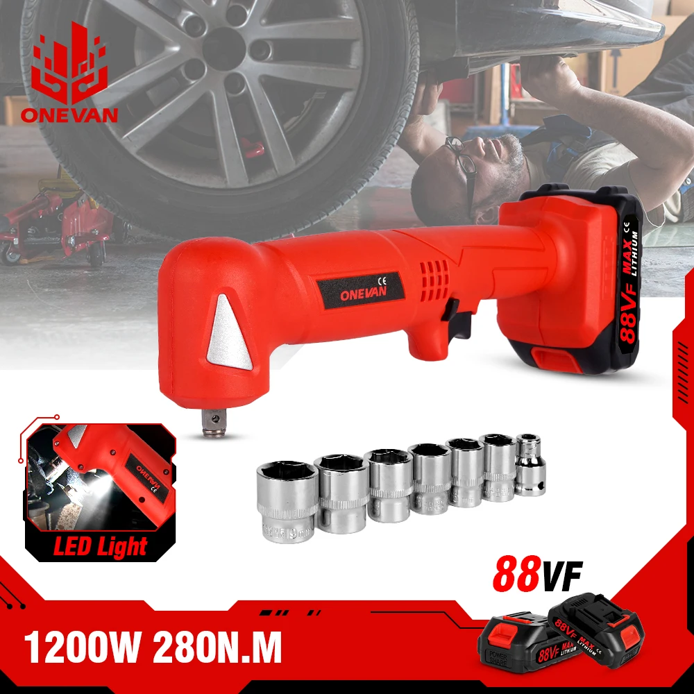 280NM Electric Ratchet Wrench Infinitely Variable Speed 3/8'' Ratchet Wrench Set Power Tool for Makita 18V Battery
280NM Electric Ratchet Wrench Infinitely Variable Speed 3/8'' Ratchet Wrench Set Power Tool for Makita 18V Battery