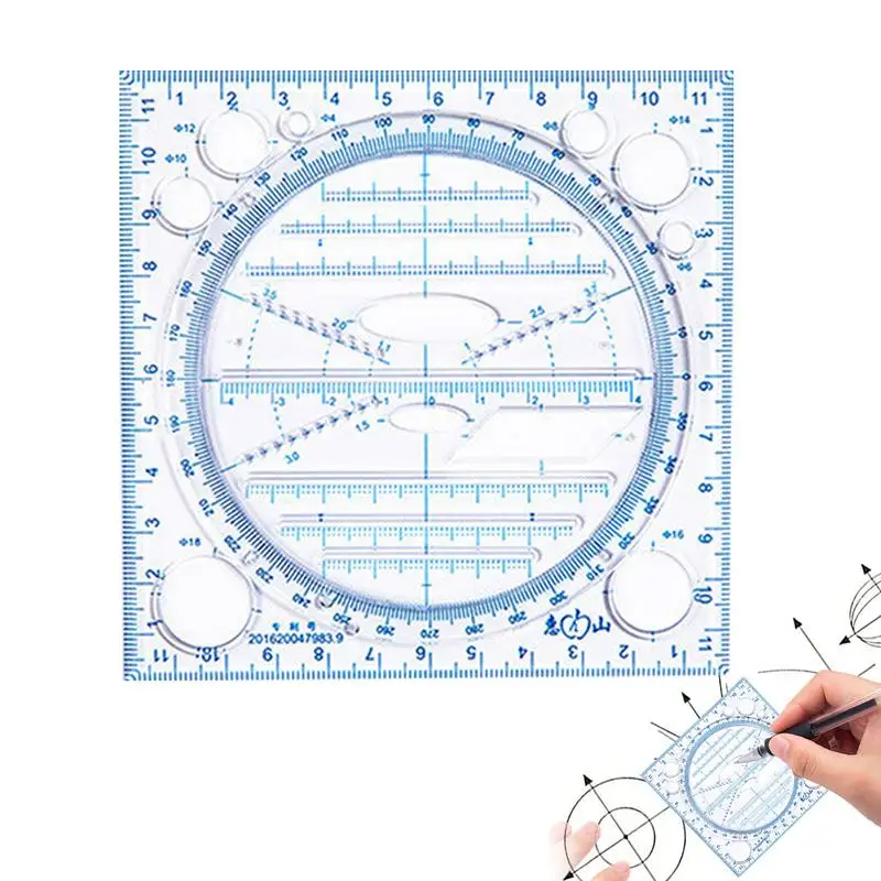 Clear Geometric Rulers Multi-Function Measuring Rulers With Circle And Ellipse Patterns Clear Rulers Measuring Template Ruler
Clear Geometric Rulers Multi-Function Measuring Rulers With Circle And Ellipse Patterns Clear Rulers Measuring Template Ruler