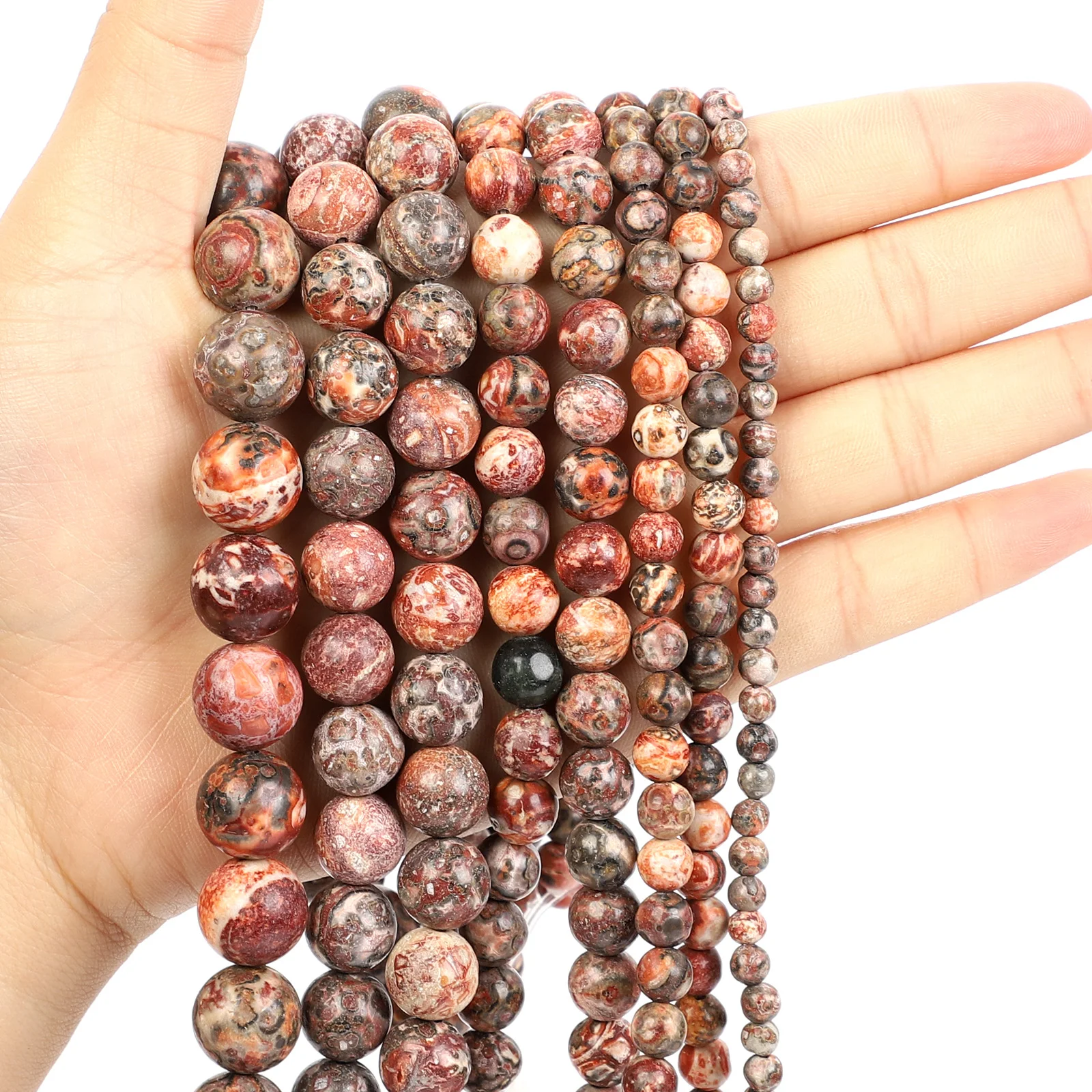 Natural Stone Beads Charm Red Leopard Skin Bead Loose Spacer Bead For Jewelry Making DIY Bracelet Necklace Accessories 4-12MM
Natural Stone Beads Charm Red Leopard Skin Bead Loose Spacer Bead For Jewelry Making DIY Bracelet Necklace Accessories 4-12MM