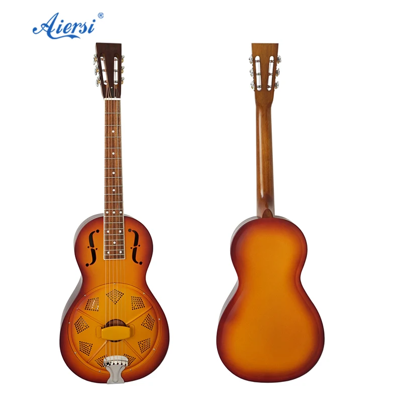 Aiersi brand Vintage Sunburst steel Body resonator electrical guitars for sale
Aiersi brand Vintage Sunburst steel Body resonator electrical guitars for sale