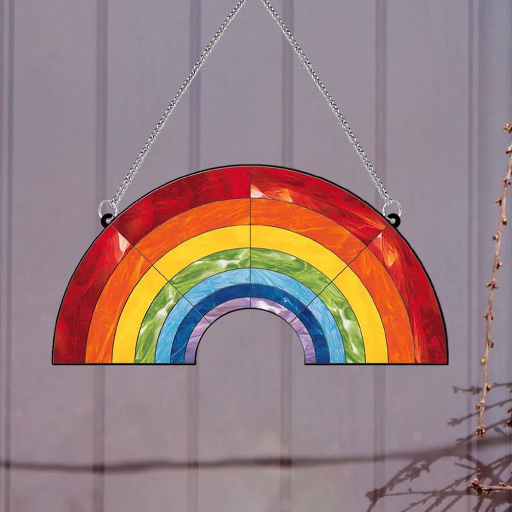 Acrylic Listing Window Decoration Outdoor Christmas Decorations Rainbow Wall Home Hanging Ornament Stained Suncatcher
Acrylic Listing Window Decoration Outdoor Christmas Decorations Rainbow Wall Home Hanging Ornament Stained Suncatcher