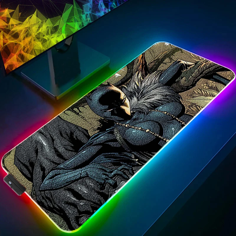 Anime Custom Keyboard HD Picture RGB Gaming Mouse Pad Black Panther LED Desk Mat Xxl Mouse pad Gamer Pc Accessories Mousepad
Anime Custom Keyboard HD Picture RGB Gaming Mouse Pad Black Panther LED Desk Mat Xxl Mouse pad Gamer Pc Accessories Mousepad