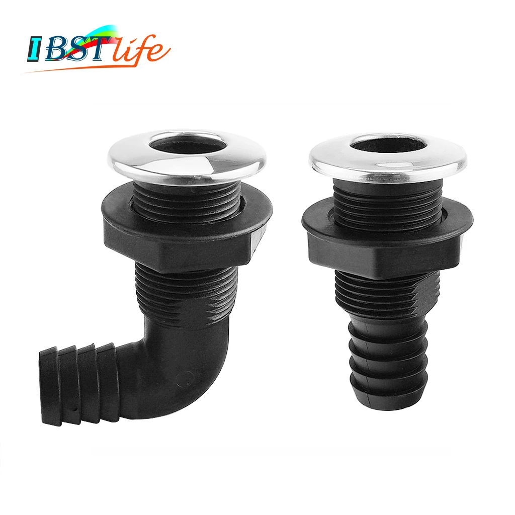 Nylon Plastic Thru Hull Bilge Fitting With Stainless steel Rim Bilge Pump Aerator Hose Boat Marine Yacht Sail RV Accessories
Nylon Plastic Thru Hull Bilge Fitting With Stainless steel Rim Bilge Pump Aerator Hose Boat Marine Yacht Sail RV Accessories