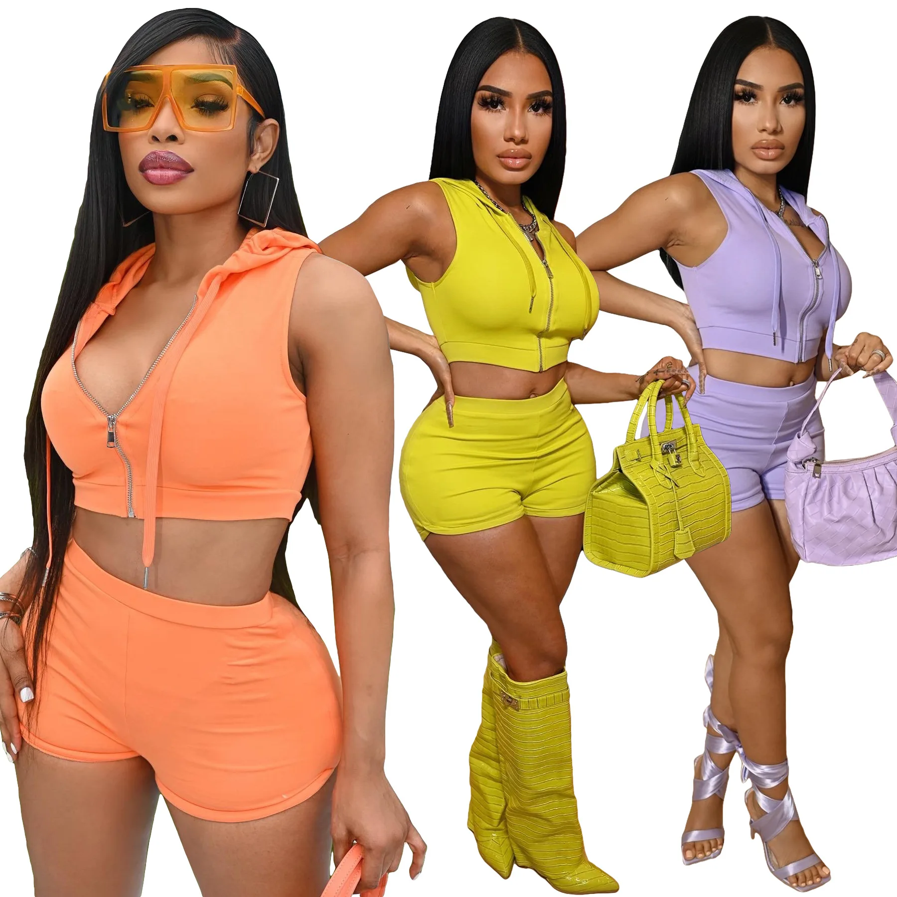 WEIN Wholesale Clothing for Women Lots Hoodied Hoody Crop Top Short Pant Summer Clothes for Women Tracksuit Sportwear Suit
WEIN Wholesale Clothing for Women Lots Hoodied Hoody Crop Top Short Pant Summer Clothes for Women Tracksuit Sportwear Suit