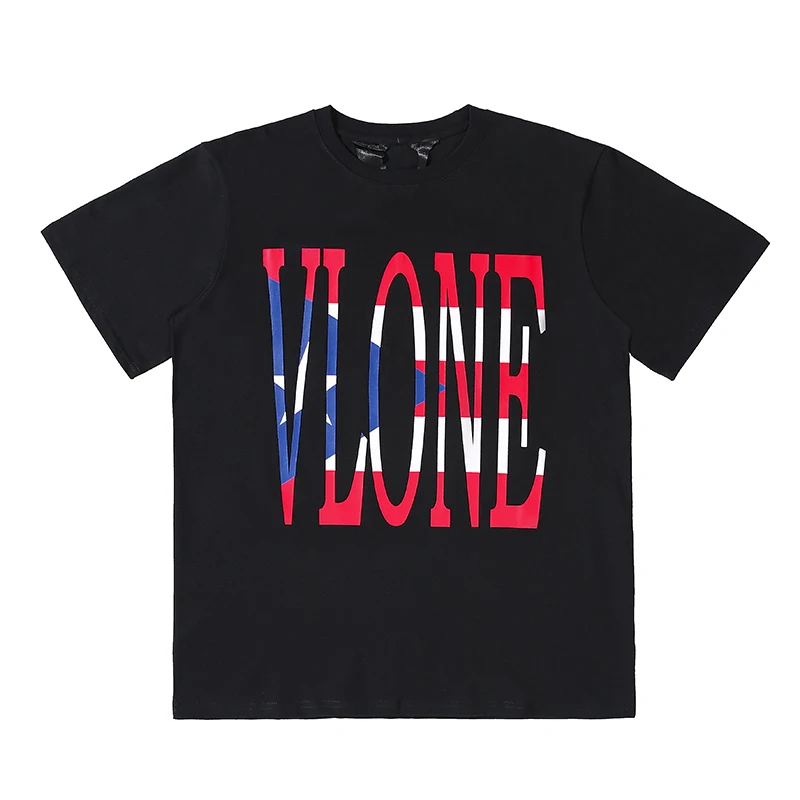 Повседневная модная свободная футболка VLONE с круглым вырезом, для мужчин и женщин, из искусственного хлопка, с V-образным вырезом и надписью, VV201
Повседневная модная свободная футболка VLONE с круглым вырезом, для мужчин и женщин, из искусственного хлопка, с V-образным вырезом и надписью, VV201