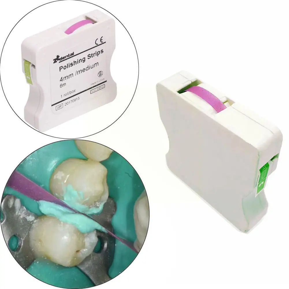 Dental Polishing Strip 4mm Resin Tooth Interdental Tool Teeth 1 Sanding Roll Grinding Whitening Material Dental Dentist D3O9
Dental Polishing Strip 4mm Resin Tooth Interdental Tool Teeth 1 Sanding Roll Grinding Whitening Material Dental Dentist D3O9