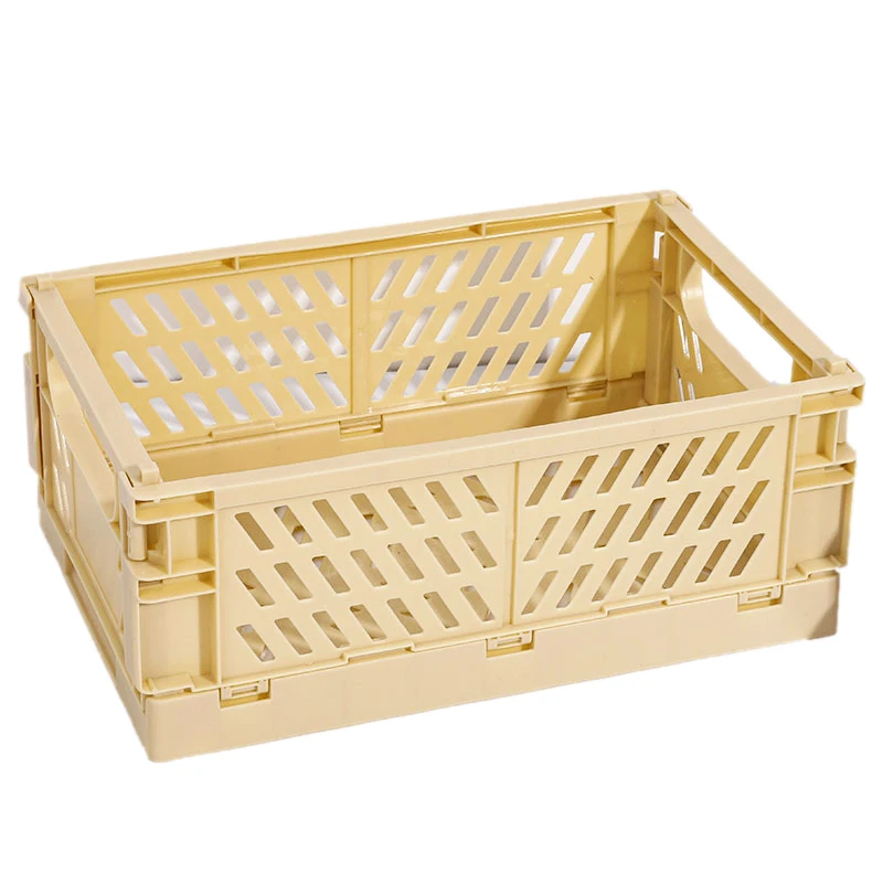 Collapsible Crate Plastic Folding Storage Box Basket Utility Cosmetic Container
Collapsible Crate Plastic Folding Storage Box Basket Utility Cosmetic Container