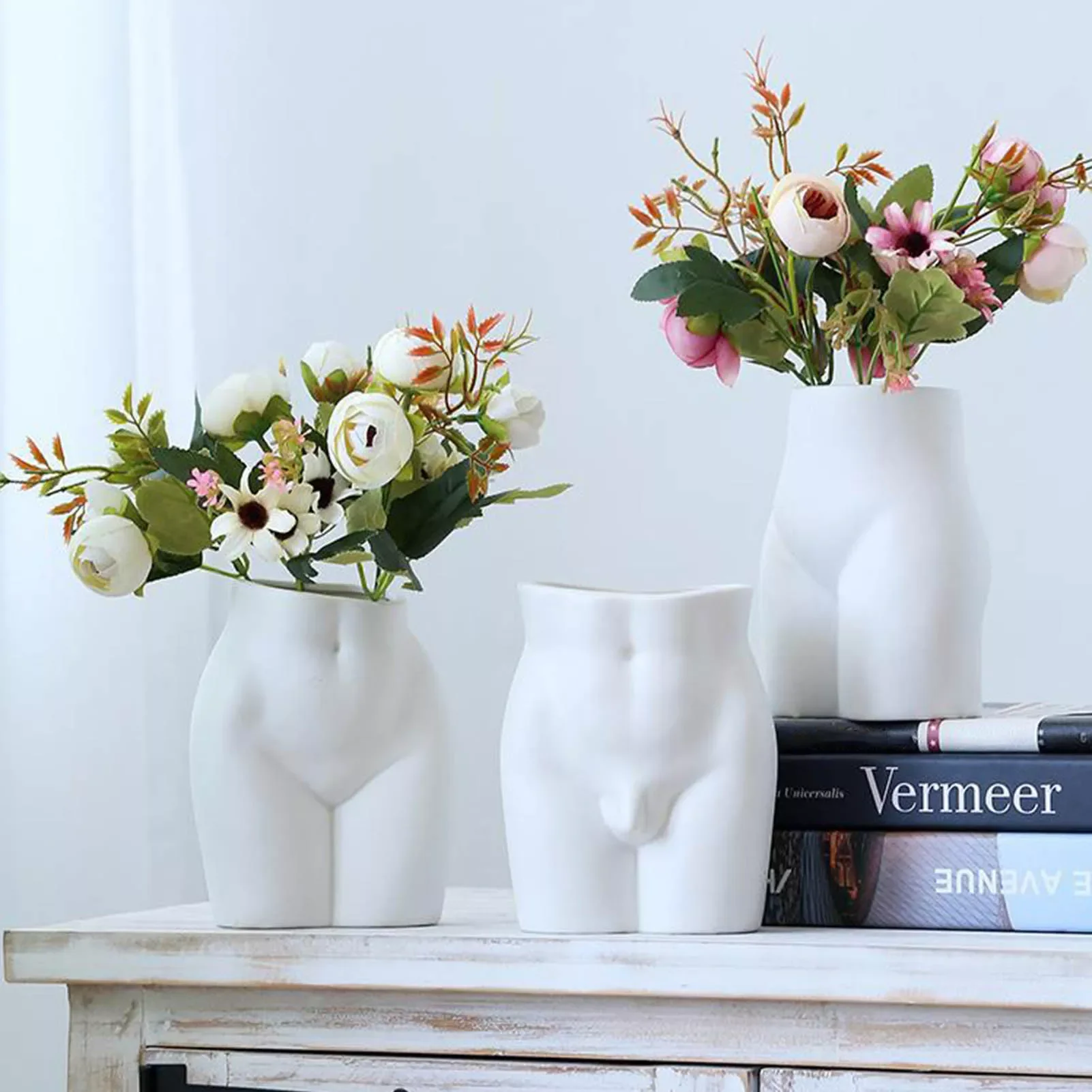 NEW2023 Human Body Vase Ceramic Chic Modern Vase Boho Decorative Container Innovative Female Male Body Art Sculptur
NEW2023 Human Body Vase Ceramic Chic Modern Vase Boho Decorative Container Innovative Female Male Body Art Sculptur