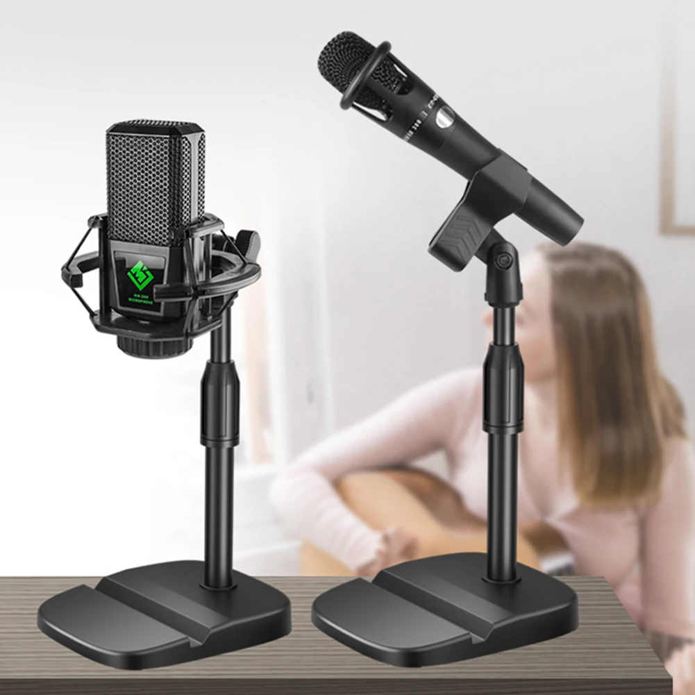 Microphone Stand Desktop Tripod Portable Table Stand Adjustable Mic Stand Mic Clip Holder Bracket With Base Universal Bracket
Microphone Stand Desktop Tripod Portable Table Stand Adjustable Mic Stand Mic Clip Holder Bracket With Base Universal Bracket