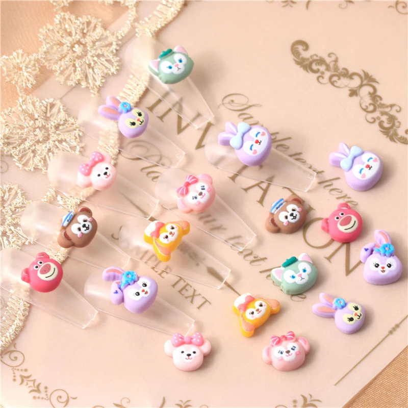 10pcs Disney Cartoon Cute Nail Art Decorations 3D Stellalou, Shelliemay, Lotso Resin FlatBack Kawaii Nail Art DIY Decorations
10pcs Disney Cartoon Cute Nail Art Decorations 3D Stellalou, Shelliemay, Lotso Resin FlatBack Kawaii Nail Art DIY Decorations