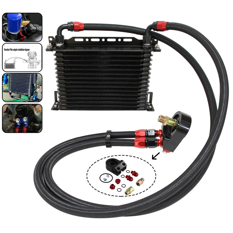 15 рядов 262 мм AN10 Универсальный Масляный радиатор двигателя с кронштейном + комплект адаптера масляного фильтра синий/черный для Honda civic BMW X5 E70
15 рядов 262 мм AN10 Универсальный Масляный радиатор двигателя с кронштейном + комплект адаптера масляного фильтра синий/черный для Honda civic BMW X5 E70