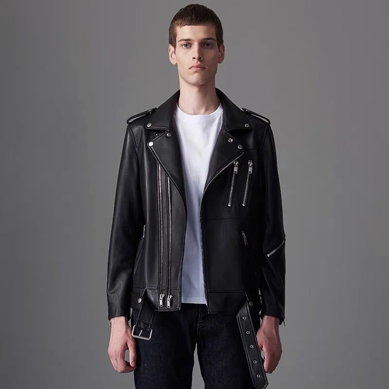 2023 Men Coats Natural Genuine Leather Fashion 100% Sheepskin Leather Coat Men's Jacket H919
2023 Men Coats Natural Genuine Leather Fashion 100% Sheepskin Leather Coat Men's Jacket H919