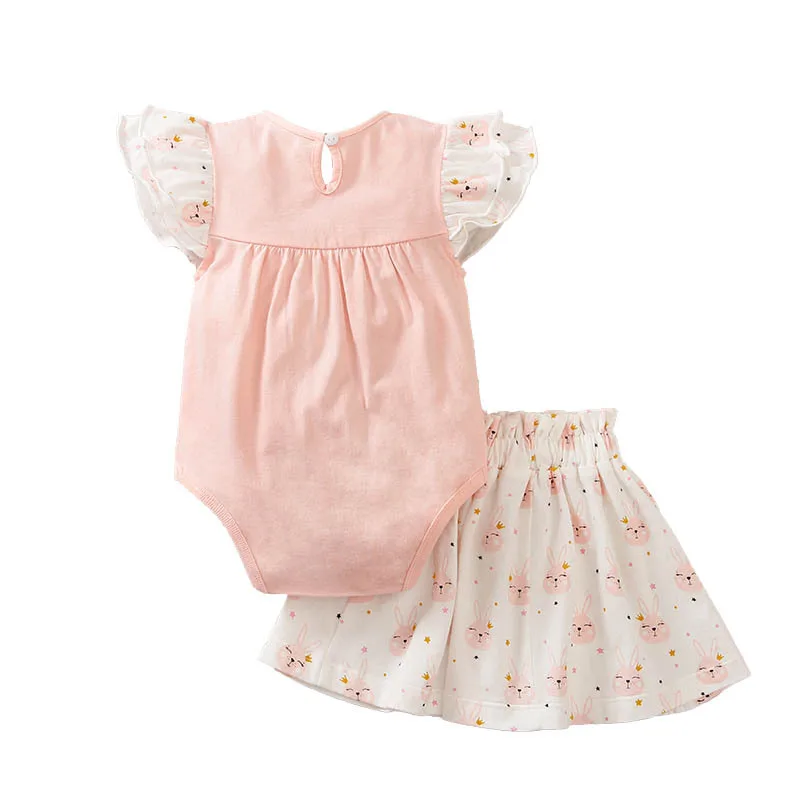 Baby Girl Outfit Set Baby Suit Summer Newborn Pink Triangle Bag Fart Dress Suit Baby Small Flying Sleeves Printed Skirt Suit
Baby Girl Outfit Set Baby Suit Summer Newborn Pink Triangle Bag Fart Dress Suit Baby Small Flying Sleeves Printed Skirt Suit
