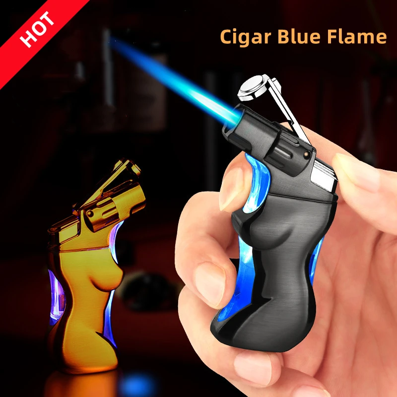 2022 Newest Butane Welding Gun Windproof Blue Flame Lighter, Portable Outdoor BBQ Turbo Torch Lighter, Tools For Men
2022 Newest Butane Welding Gun Windproof Blue Flame Lighter, Portable Outdoor BBQ Turbo Torch Lighter, Tools For Men