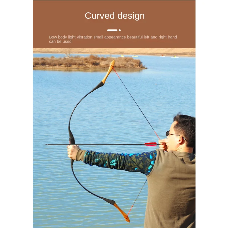 Recurve Bow 25lbs 126cm Traditional Take Down Hunting Nano Resin Bows for Children Youth Training Archery Shooting
Recurve Bow 25lbs 126cm Traditional Take Down Hunting Nano Resin Bows for Children Youth Training Archery Shooting