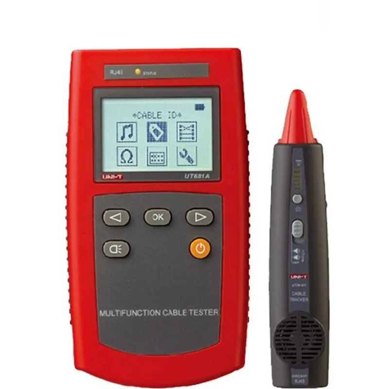 UNI-T UT681A Circuit Breaker Finders LAN Network Cable Tester RJ45 RJ11 Wire Locator Detector Hunt Instrument Check Line Device
UNI-T UT681A Circuit Breaker Finders LAN Network Cable Tester RJ45 RJ11 Wire Locator Detector Hunt Instrument Check Line Device