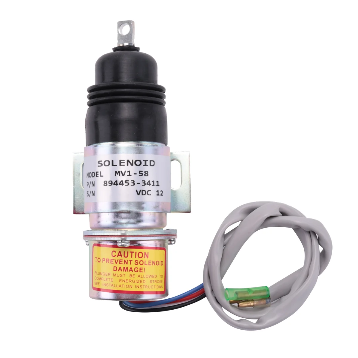 894453-3411 MV1-58 Stop Solenoid 12VDC for Hitachi Isuzu Engine 8-94453341-0
894453-3411 MV1-58 Stop Solenoid 12VDC for Hitachi Isuzu Engine 8-94453341-0