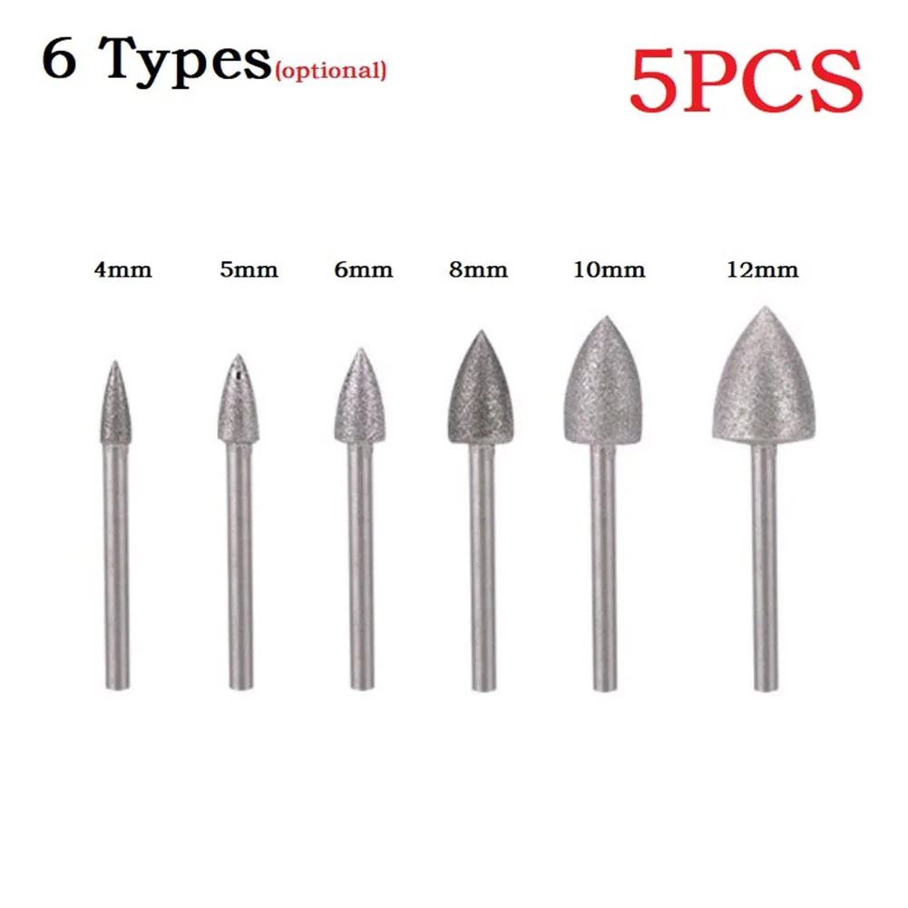5 Pcs Diamond Burring Drill Bit Triangle Grinding Needle Head 4-12mm 3mm Shank Carving Engraving Drilling Grinder Accessories
5 Pcs Diamond Burring Drill Bit Triangle Grinding Needle Head 4-12mm 3mm Shank Carving Engraving Drilling Grinder Accessories