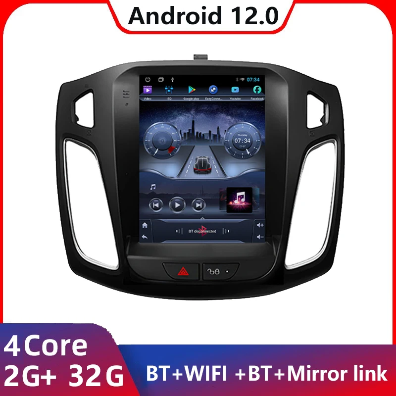 Автомагнитола 2 Din Android 12 для Ford Focus 3 Mk 3 2011 2012 - 2019 мультимедийный видеоплеер 2 Din Carplay Автомагнитола DVD
Автомагнитола 2 Din Android 12 для Ford Focus 3 Mk 3 2011 2012 - 2019 мультимедийный видеоплеер 2 Din Carplay Автомагнитола DVD