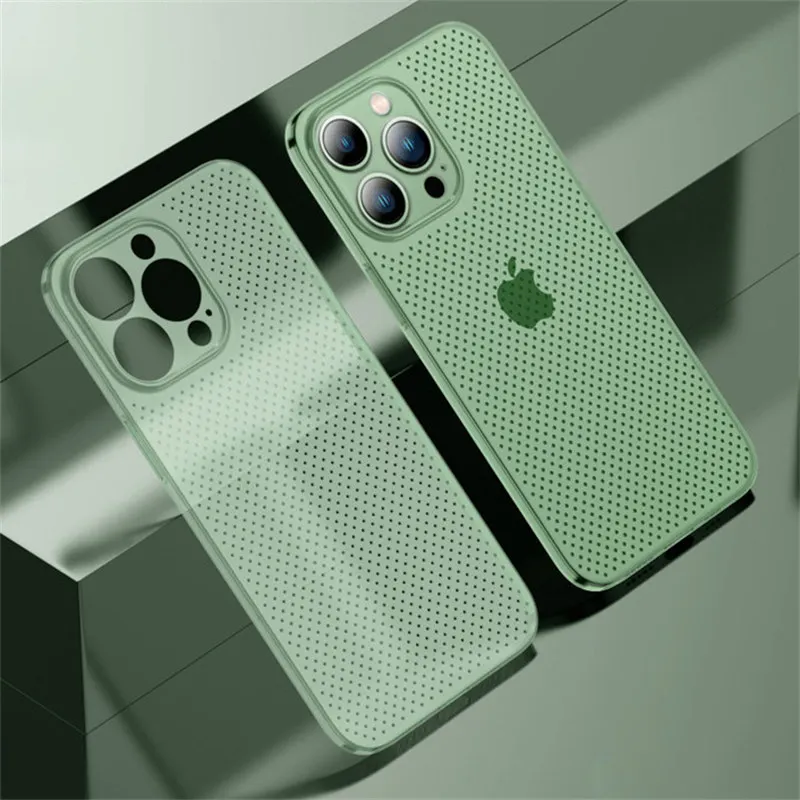 Heat Dissipation Breathable Cooling Case For iPhone 12 11 13 14 Pro Max 13Pro X XS Max XR 14 Plus Shockproof Soft Silicone Cover
Heat Dissipation Breathable Cooling Case For iPhone 12 11 13 14 Pro Max 13Pro X XS Max XR 14 Plus Shockproof Soft Silicone Cover