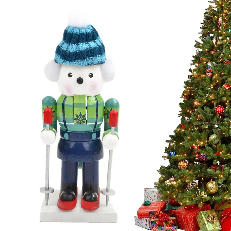 Christmas Nutcrackers Ornament Wooden Nutcracker Ornament Animal Christmas Decor Wood Christmas Festive Collectible Nutcracker
Christmas Nutcrackers Ornament Wooden Nutcracker Ornament Animal Christmas Decor Wood Christmas Festive Collectible Nutcracker