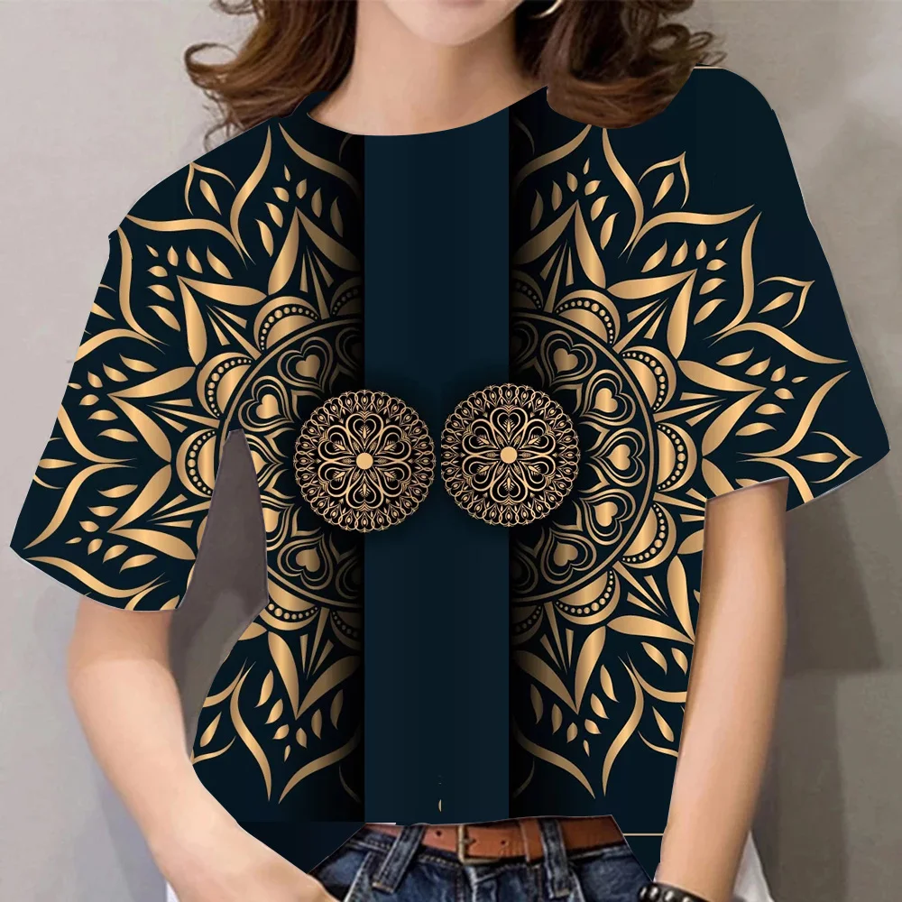 Women Fashion T-Shirts Summer Short Sleeve Casual Tops High Street Tee 6XL Size Women Clothing Loose 3D T-Shirt 
Women Fashion T-Shirts Summer Short Sleeve Casual Tops High Street Tee 6XL Size Women Clothing Loose 3D T-Shirt