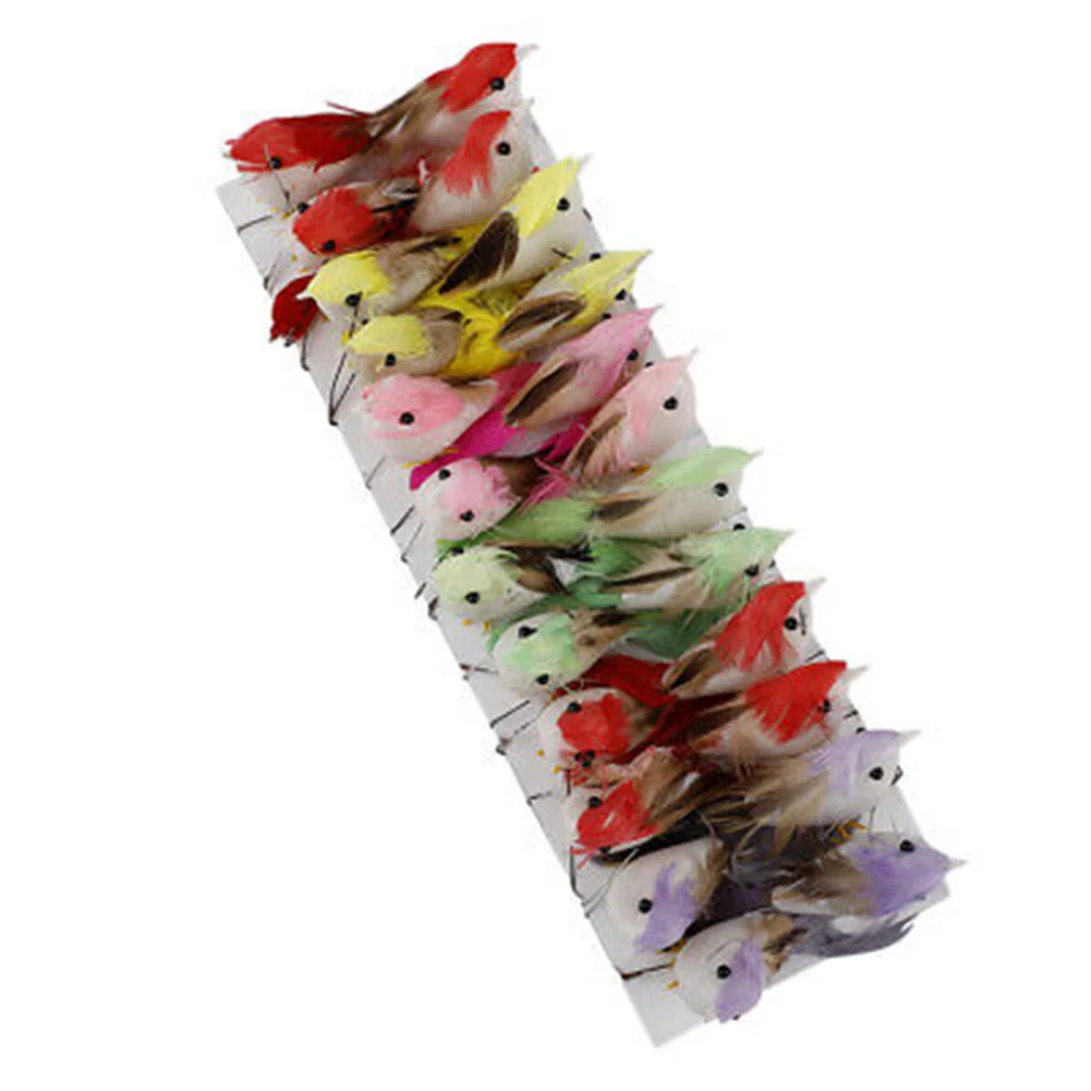 High Quality Simulation Feather 24 Pcs A Craft Scene Arrangements Artificial Birds Set DIY Crafts Fairy Garden
High Quality Simulation Feather 24 Pcs A Craft Scene Arrangements Artificial Birds Set DIY Crafts Fairy Garden