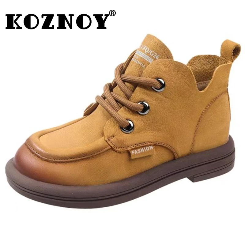 Koznoy 3cm Cow Suede Genuine Leather Loafer Ethnic Flats Autumn Spring Retro Women Chunky Sneakers Ankle Boots Moccasin Shoes
Koznoy 3cm Cow Suede Genuine Leather Loafer Ethnic Flats Autumn Spring Retro Women Chunky Sneakers Ankle Boots Moccasin Shoes
