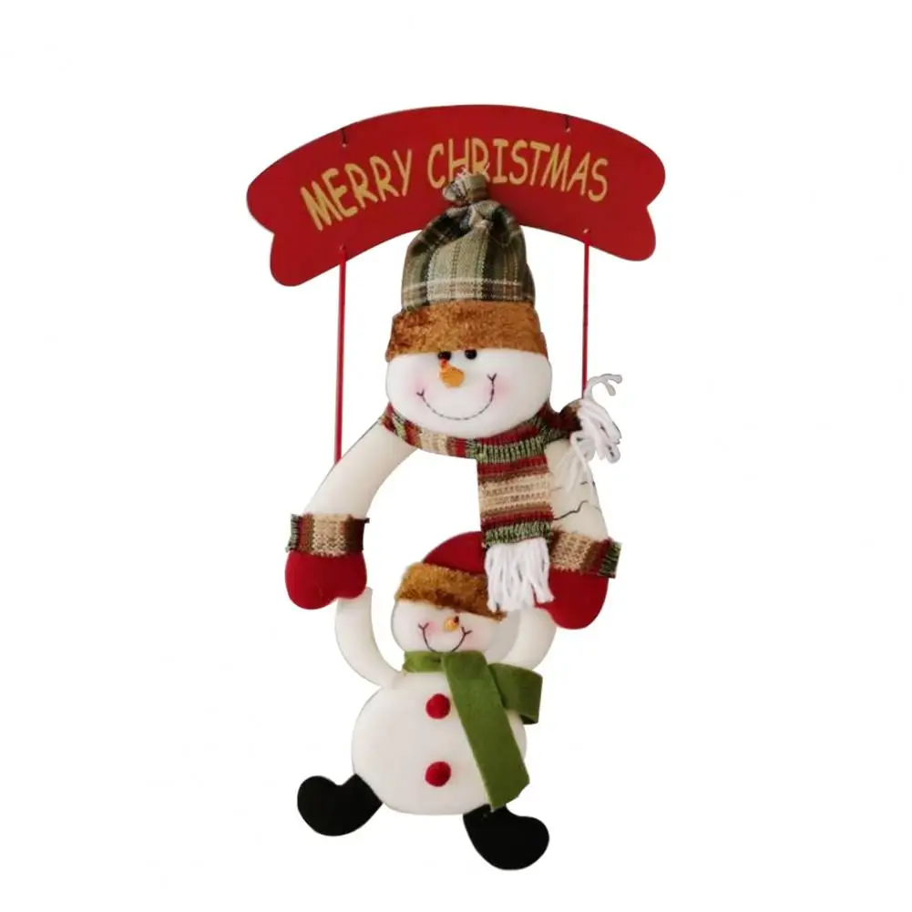 Anti-deform Convenient Festival Celebration Door Pendant Wood Snowman Pendant Reusable for Family
Anti-deform Convenient Festival Celebration Door Pendant Wood Snowman Pendant Reusable for Family