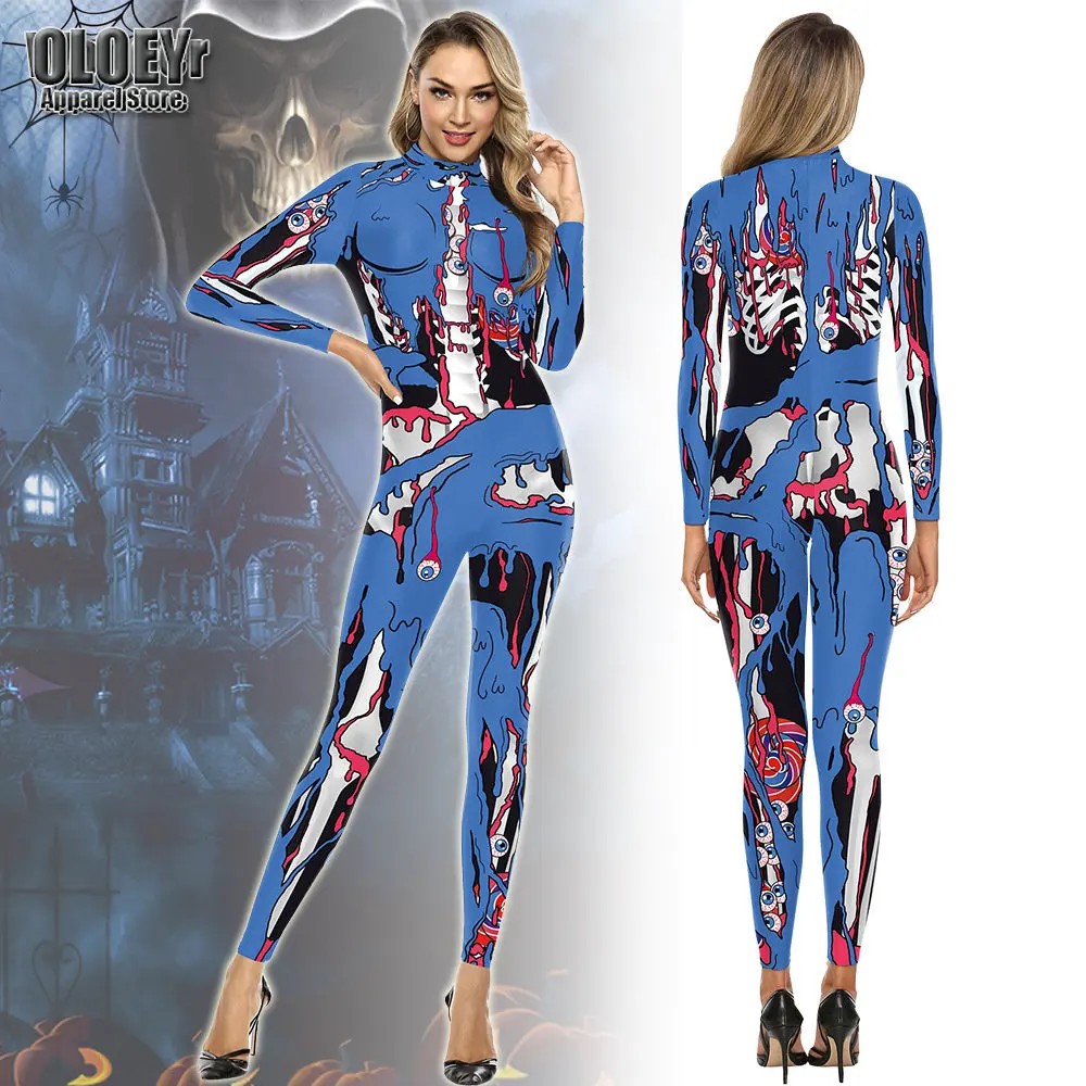 Women Men Human Body Skull Skeleton 3D Printing Jumpsuit Adult Halloween Cosplay Costumes Party Role Playing Dress Up Outfit
Women Men Human Body Skull Skeleton 3D Printing Jumpsuit Adult Halloween Cosplay Costumes Party Role Playing Dress Up Outfit