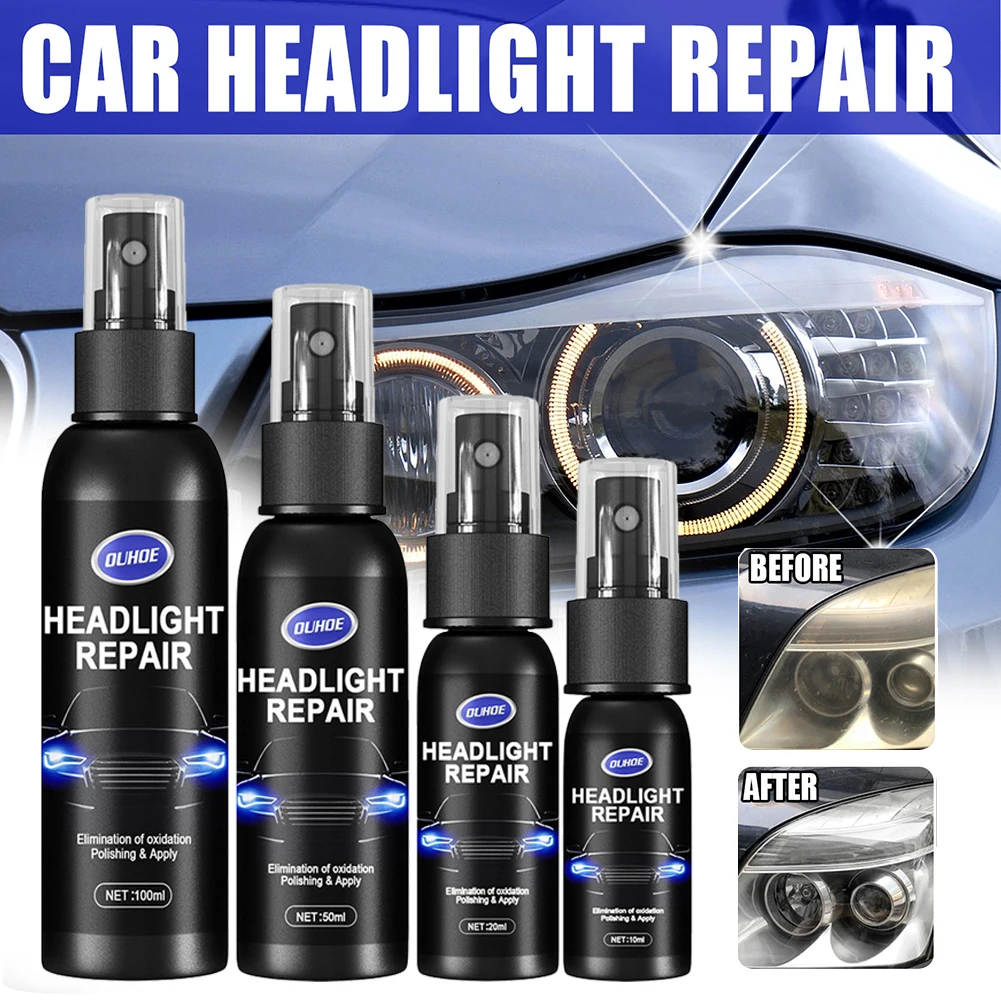 Car Headlight Repair Agent Polishing Spray Scratch Remover Headlamp Repair Fluid Car Maintenance Kit Automotive Accessories
Car Headlight Repair Agent Polishing Spray Scratch Remover Headlamp Repair Fluid Car Maintenance Kit Automotive Accessories
