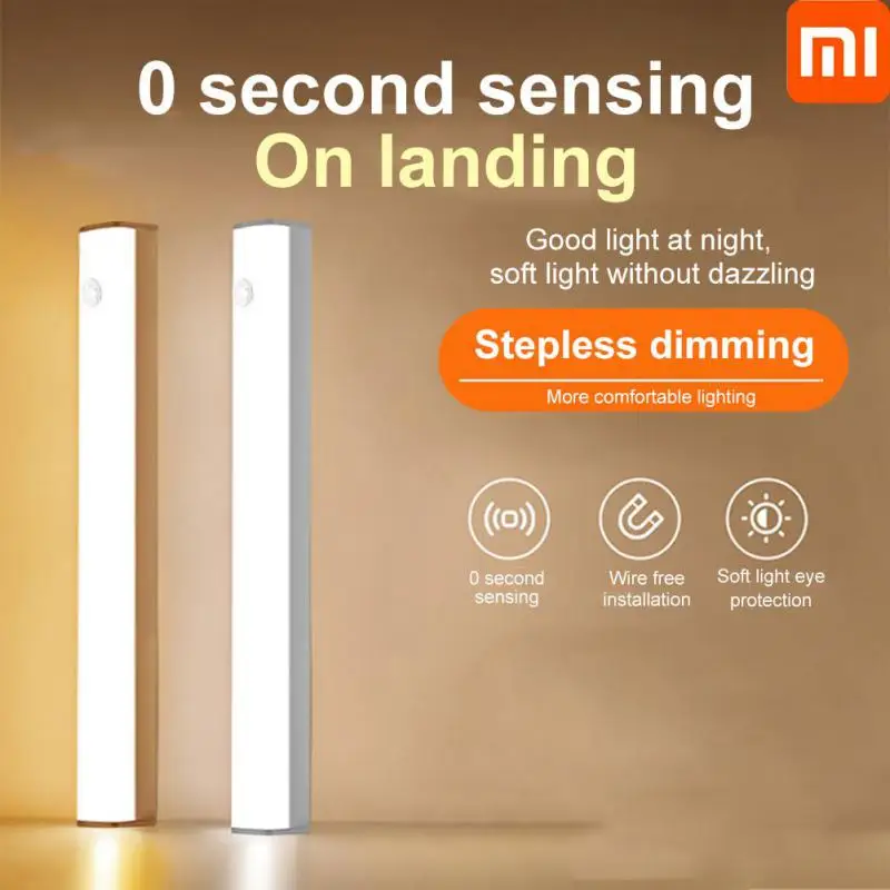 XIAOMI LED Intelligent Human Body Induction Wireless Magnetic Strip Night Light Rechargeable Kitchen Wardrobe Cabinet Bedroom
XIAOMI LED Intelligent Human Body Induction Wireless Magnetic Strip Night Light Rechargeable Kitchen Wardrobe Cabinet Bedroom